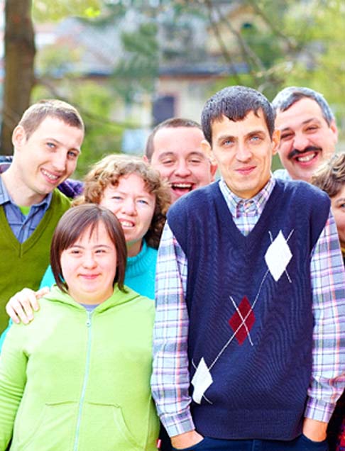 a group of people with various special needs