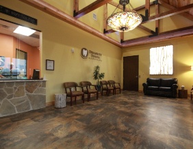 Dental office waiting room