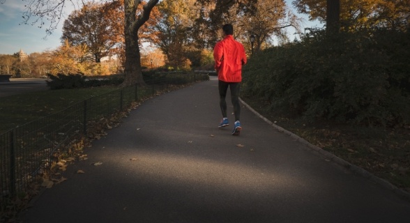 Doctor Payne jogging