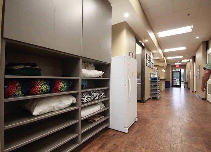 Hallway leading to dental treatment areas